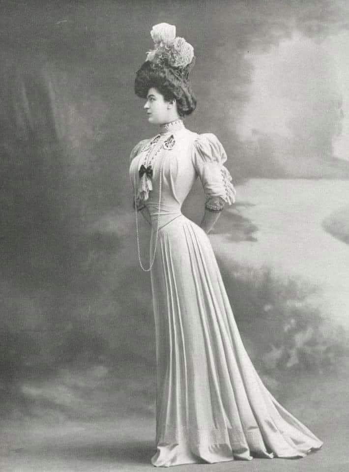 Прически и мода 1900 года
